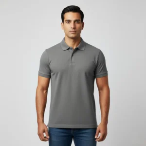 Men’s Half Sleeves Plain Polo Shirt